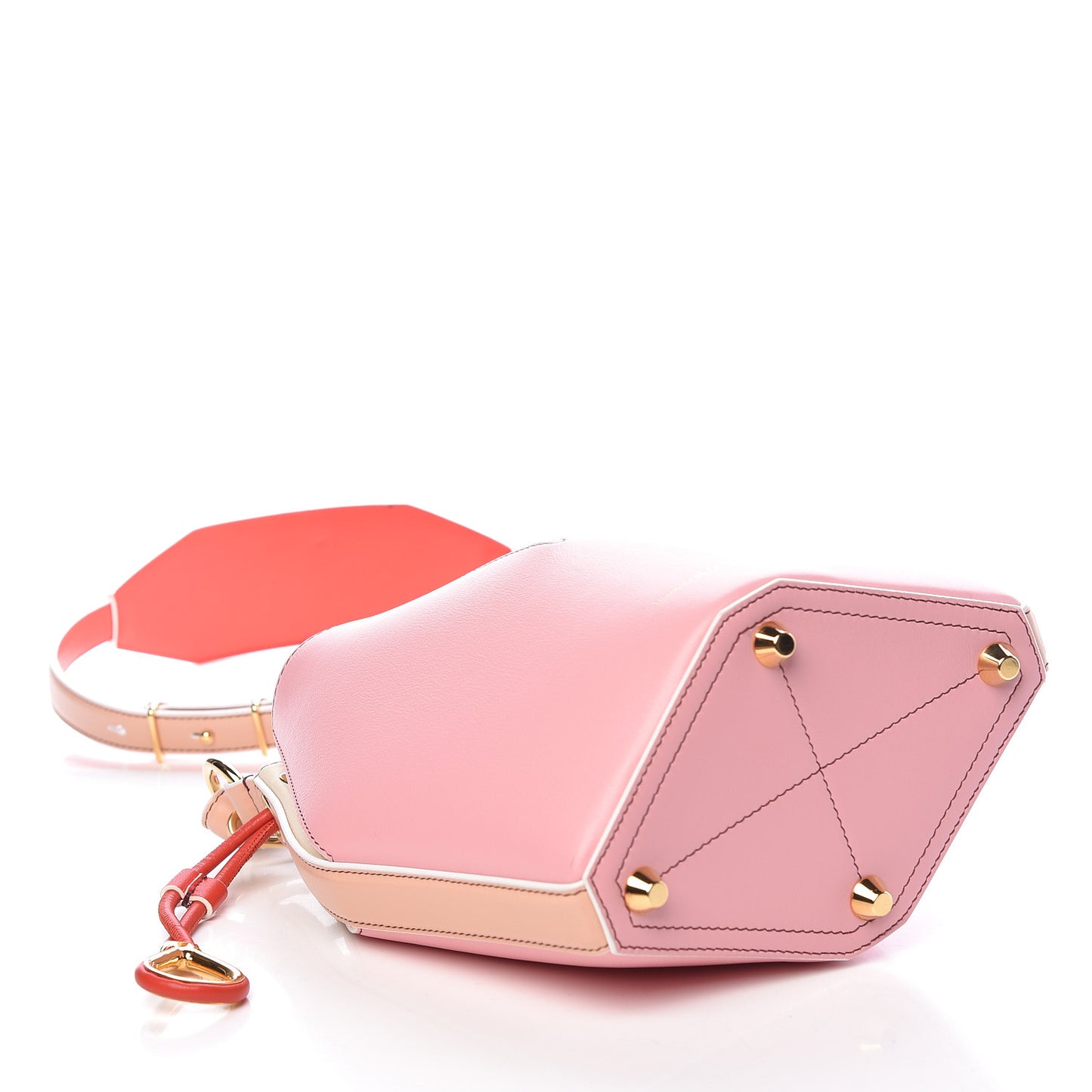 Calfskin Small Bucket Bag Pink