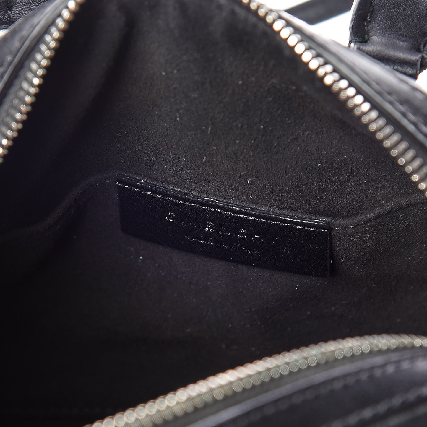 Calfskin Star Micro Lucrezia Black Silver