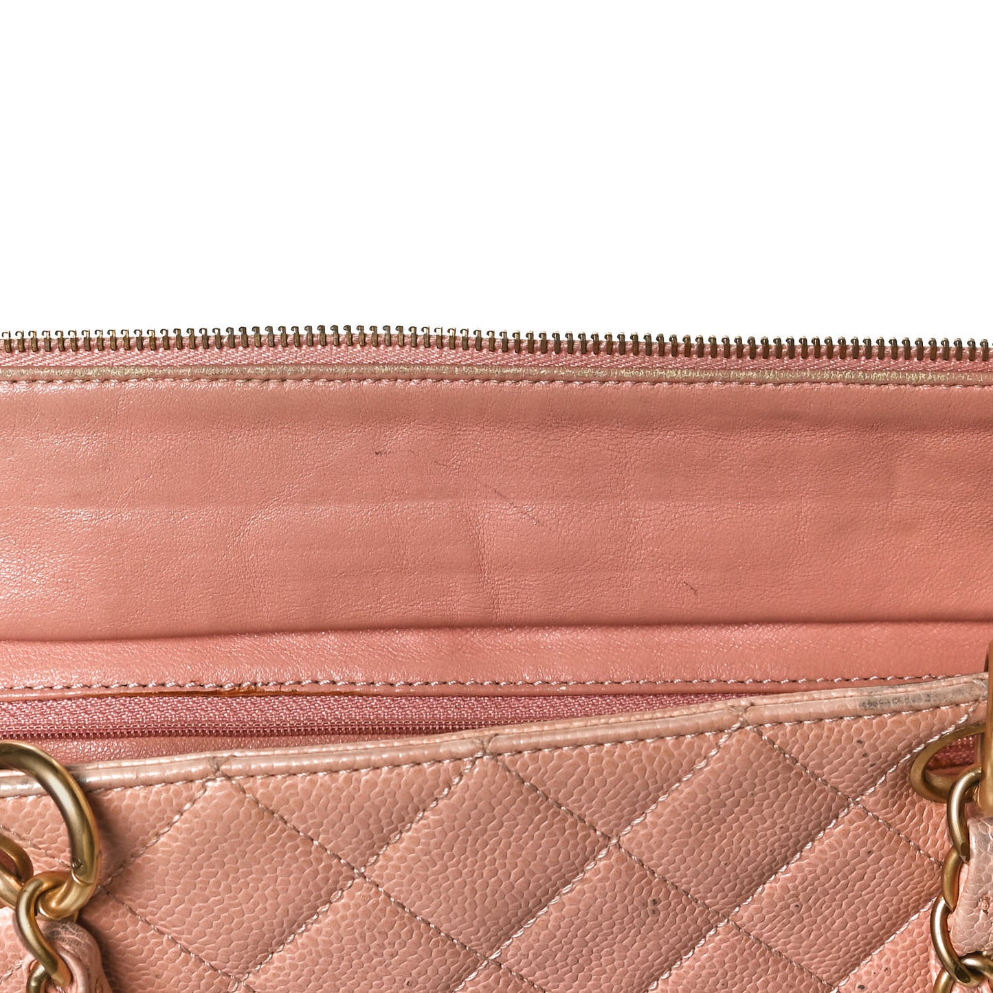 Caviar Quilted Petit Timeless Shopping Tote PTT Pink