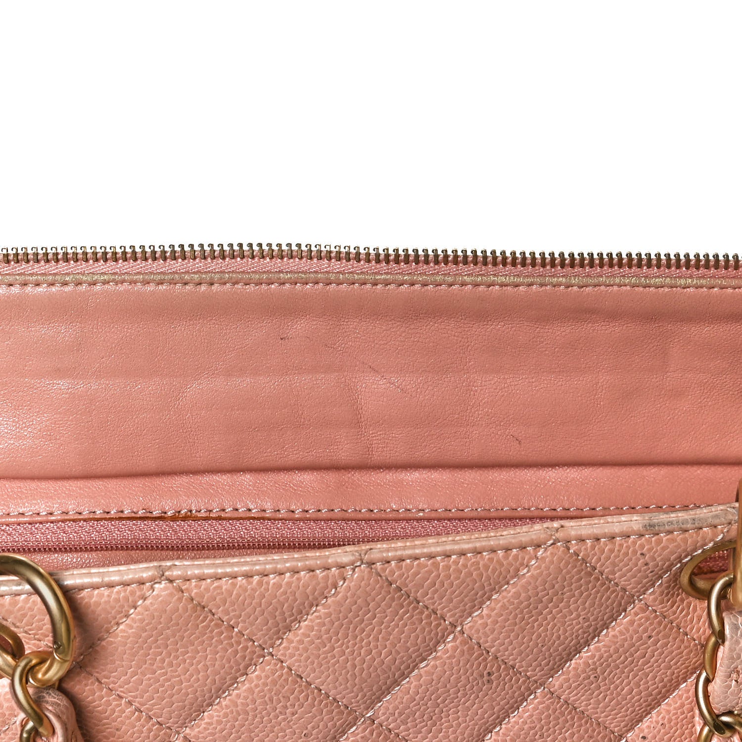Chanel Caviar Quilted Petit Timeless Shopping Tote PTT Pink 17 of 18