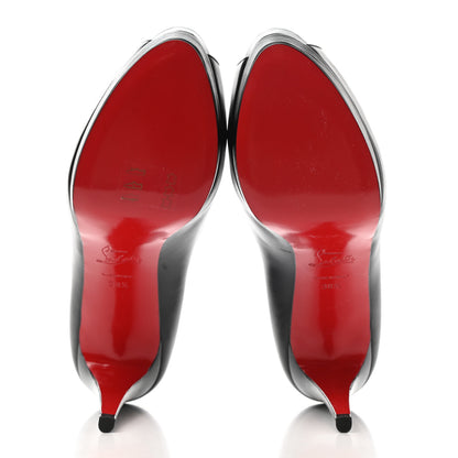Christian Louboutin Calfskin Altadama 100 Pumps 38.5 Black 5 of 9