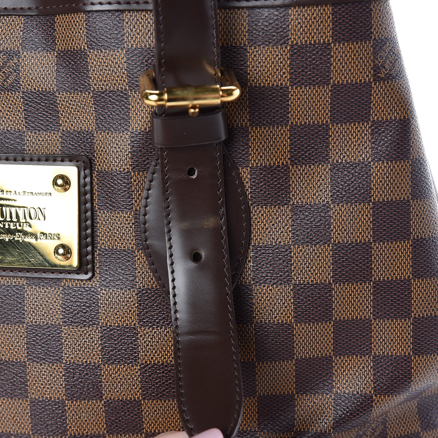 Louis Vuitton Damier Ebene Hampstead MM 19 of 19