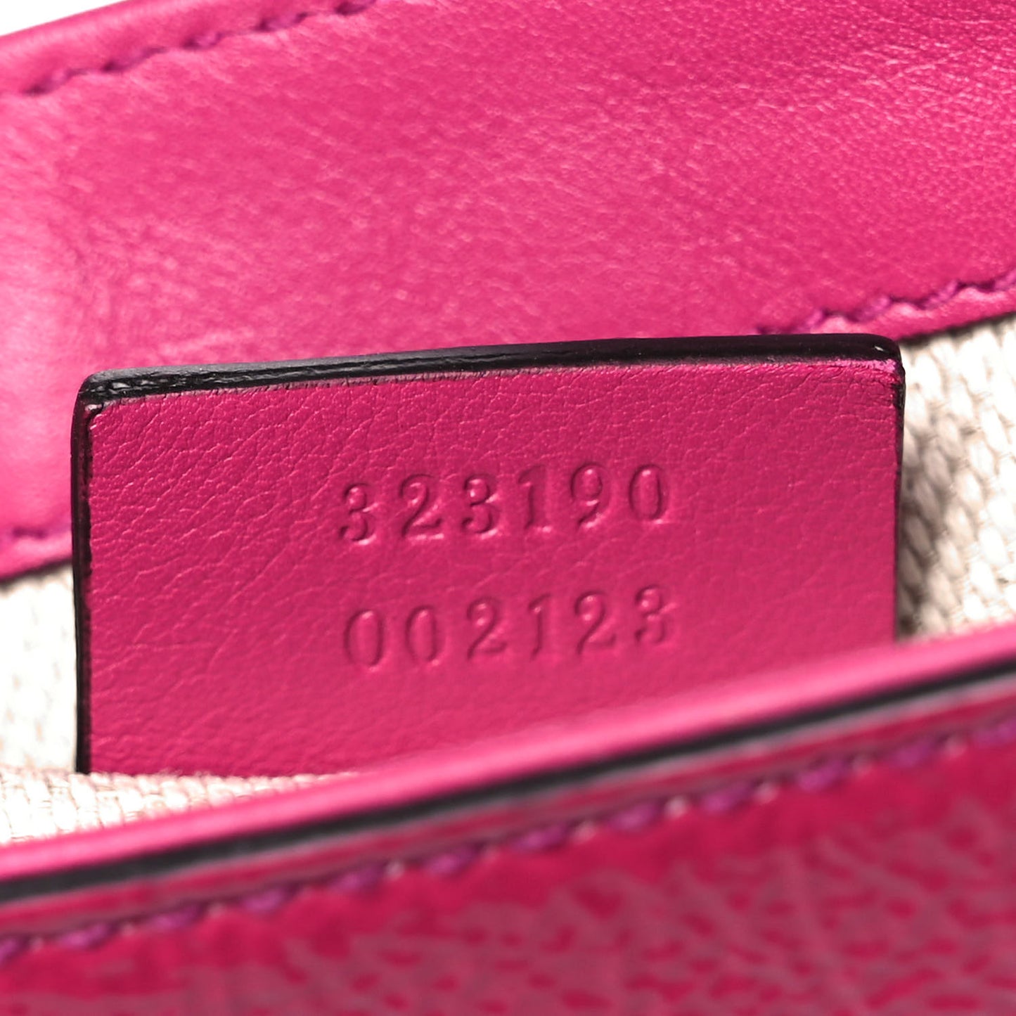 Vernice Naplack Small Soho Flap Crossbody Bright Bougainvillea