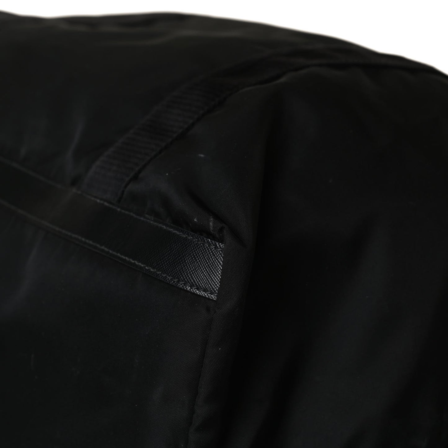 Tessuto Nylon Saffiano Carry On Travel Bag Black