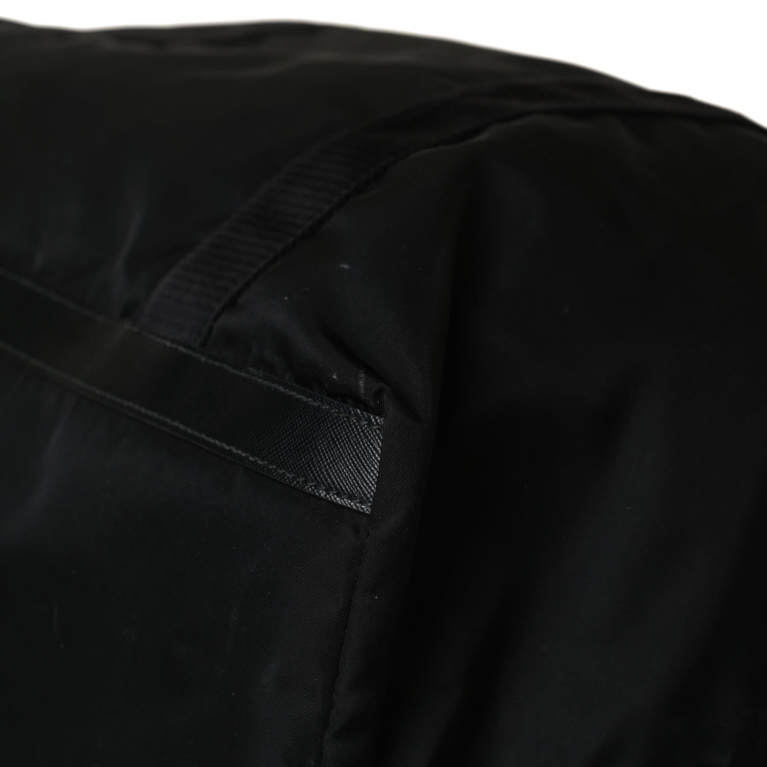 Prada Tessuto Nylon Saffiano Carry On Travel Bag Black 9 of 13