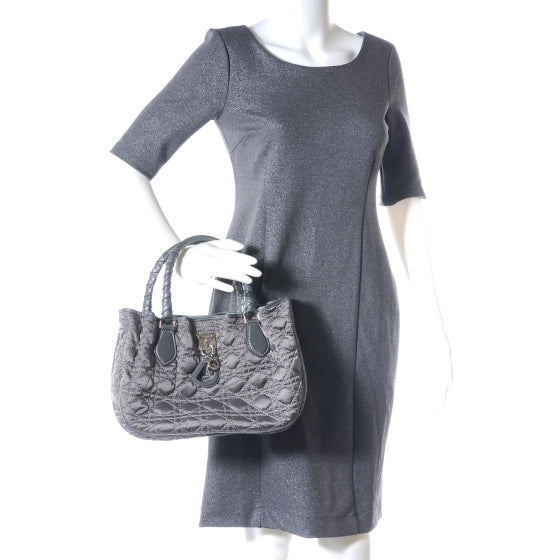 Satin Cannage Charming Tote