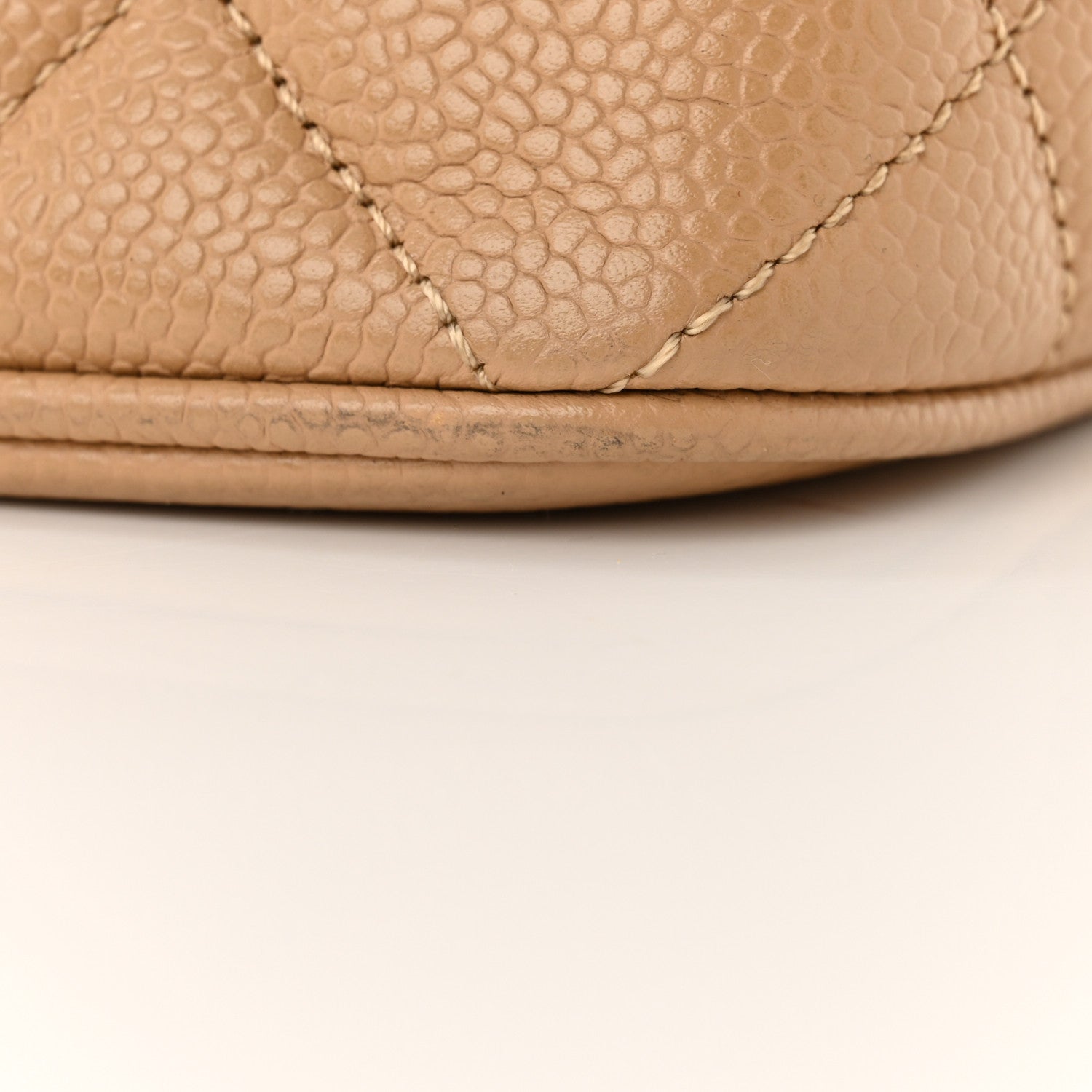 Chanel Caviar Quilted Medallion Tote Beige 11 of 12