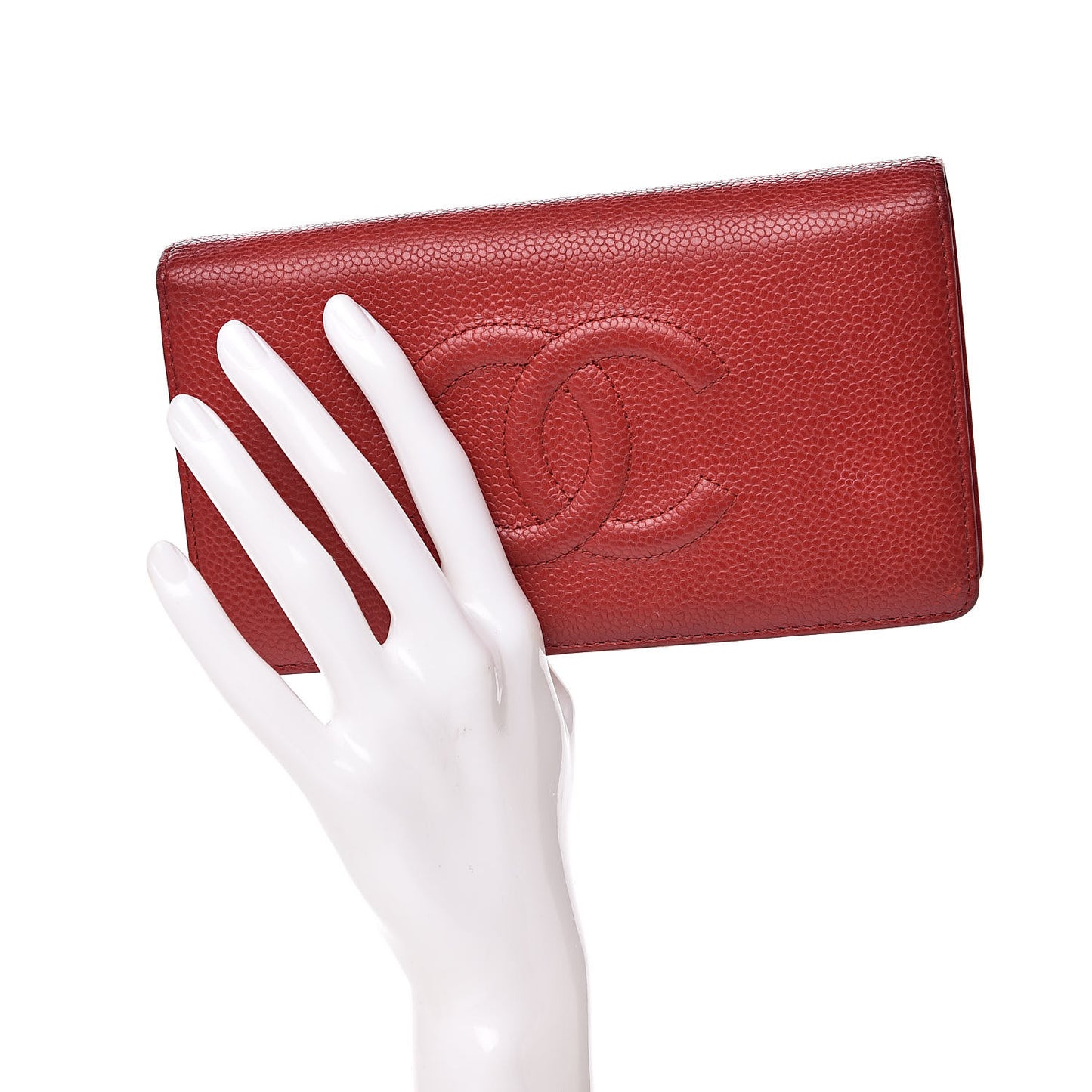 Caviar Timeless CC Yen Wallet Red
