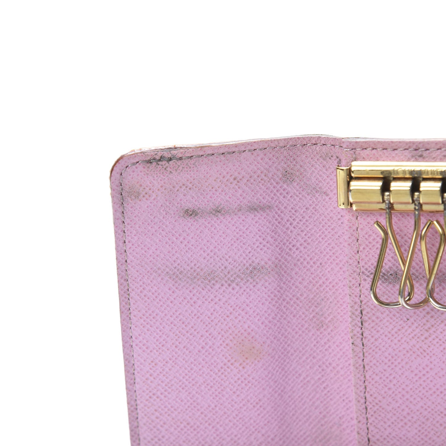 Monogram Multicolor Multicles 4 Key Holder White Litchi