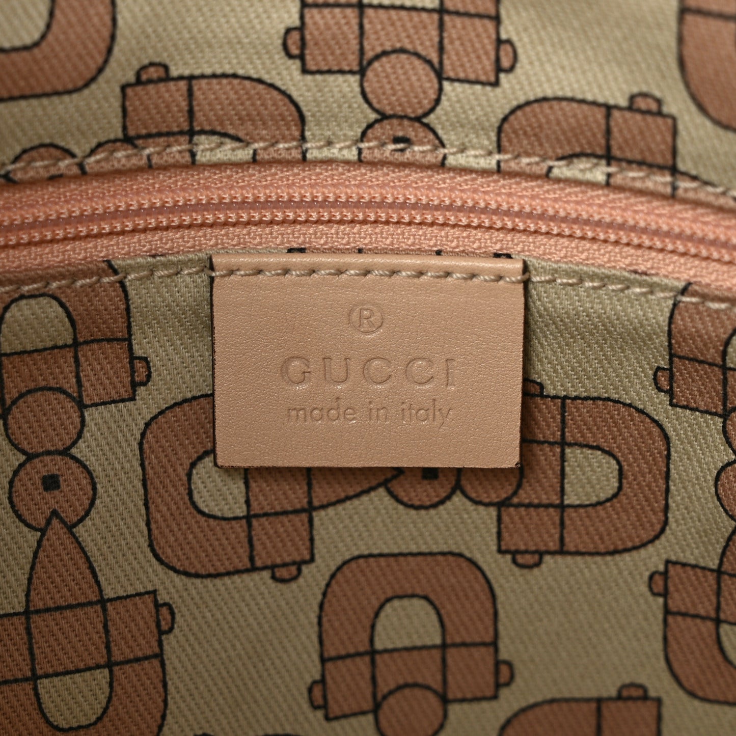 Guccissima Medium Abbey D Ring Hobo Beige