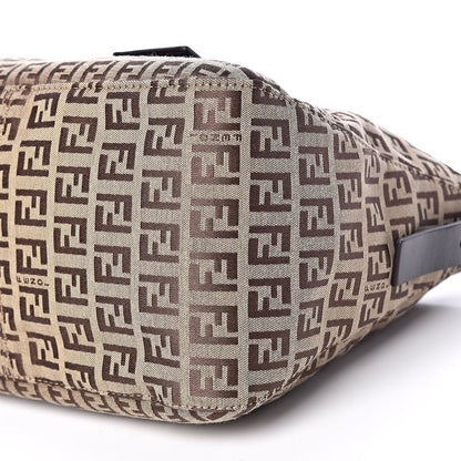 Fendi Zucchino Baguette Mogano Panna Brown 9 of 9