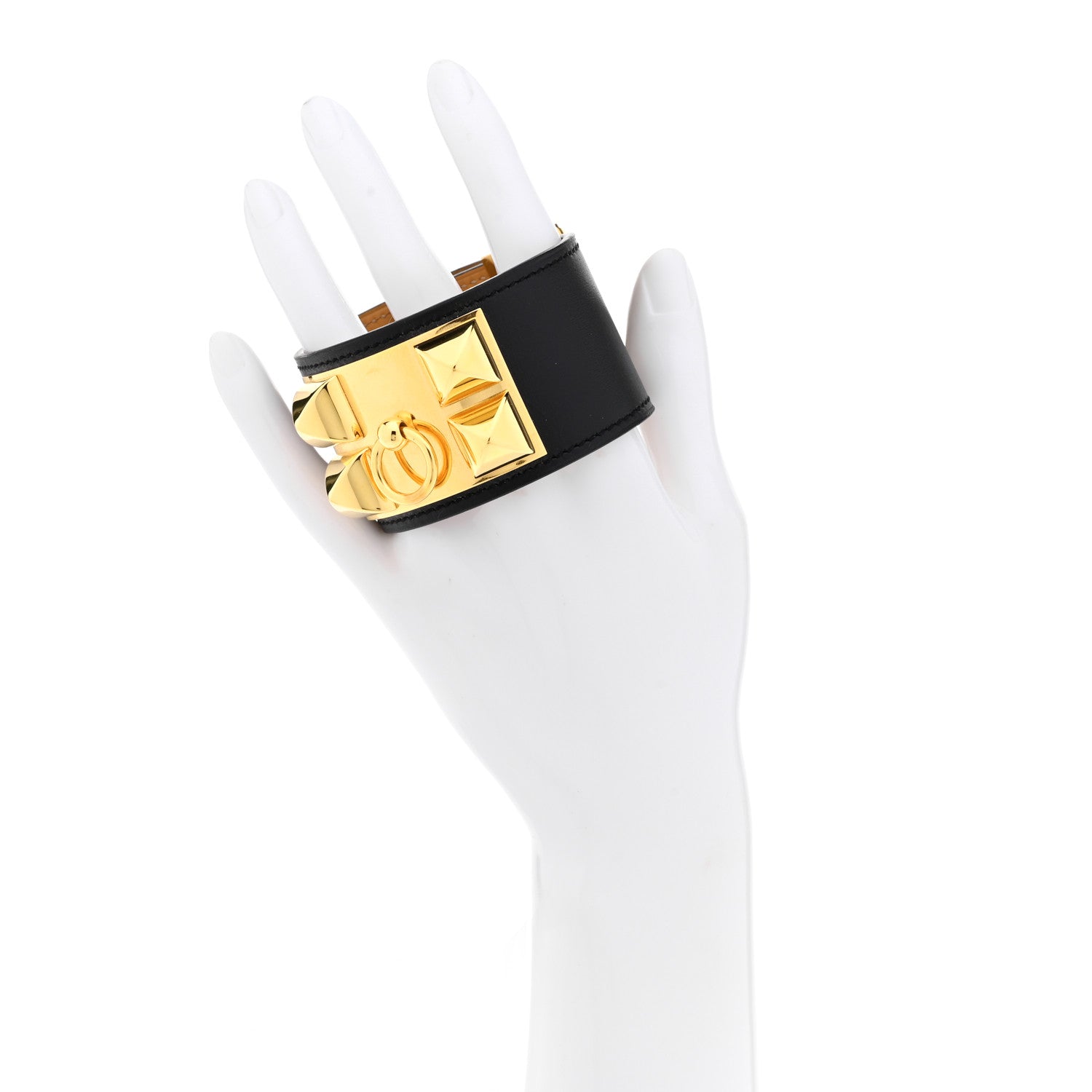 Hermes Swift Collier de Chien CDC Bracelet S Black 2 of 6