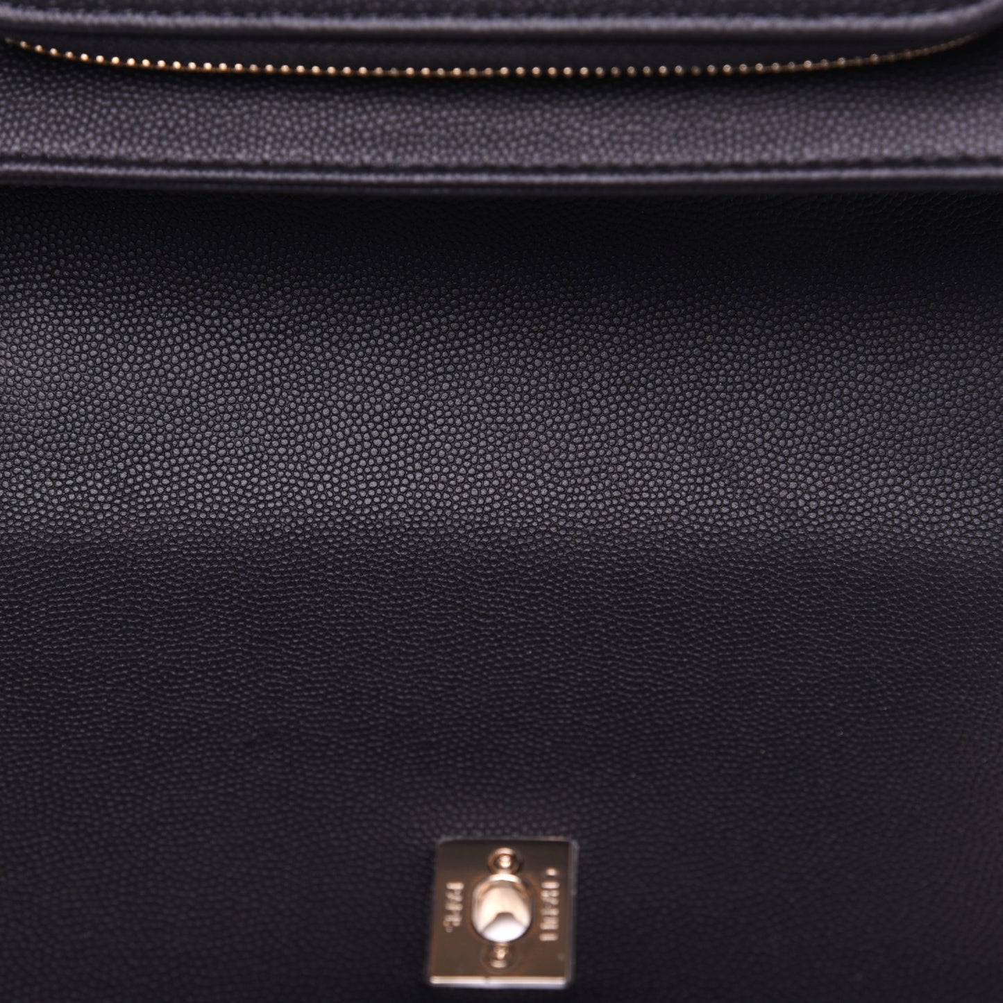 Caviar Quilted Mini Business Affinity Flap Black
