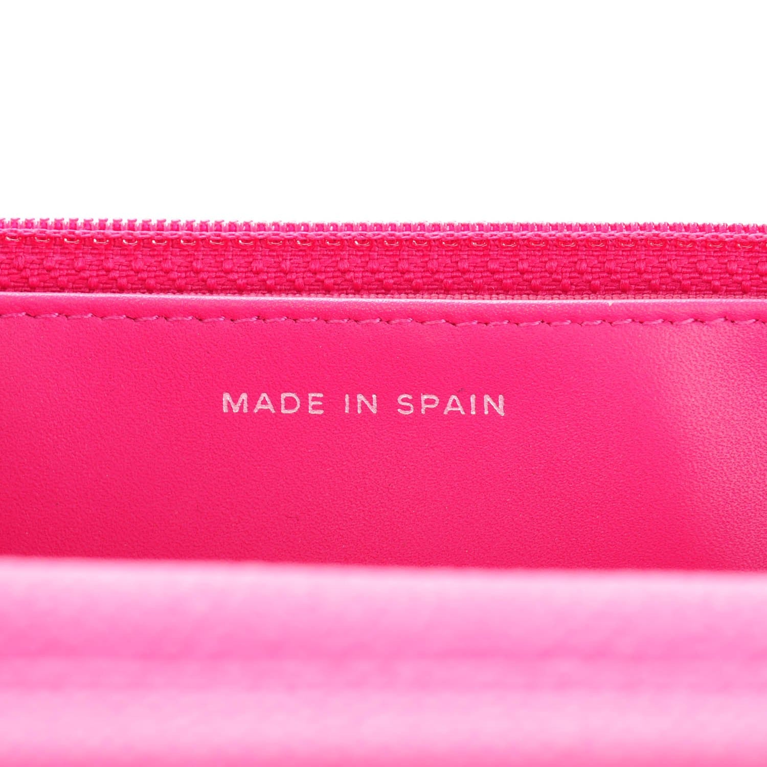 Chanel Iridescent Caviar Quilted Wallet on Chain WOC Pink 7 of 8