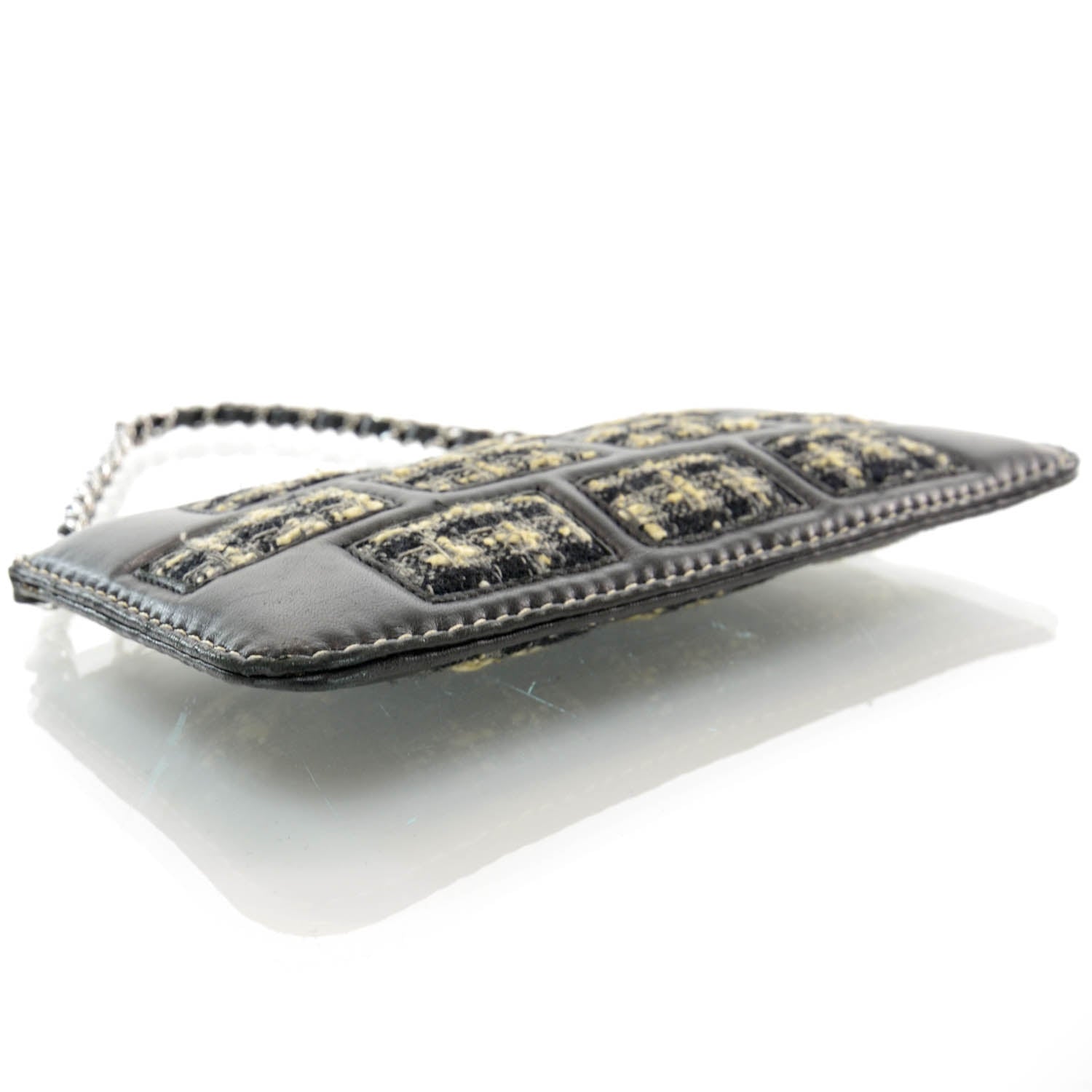Chanel Tweed Patch Pochette 4 of 8