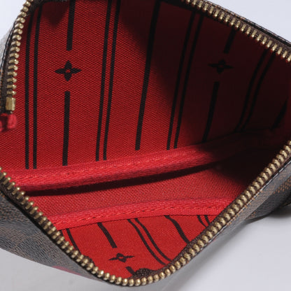 Louis Vuitton Damier Ebene Complice Trunks and Bags Mini Pochette Accessories Red 5 of 7