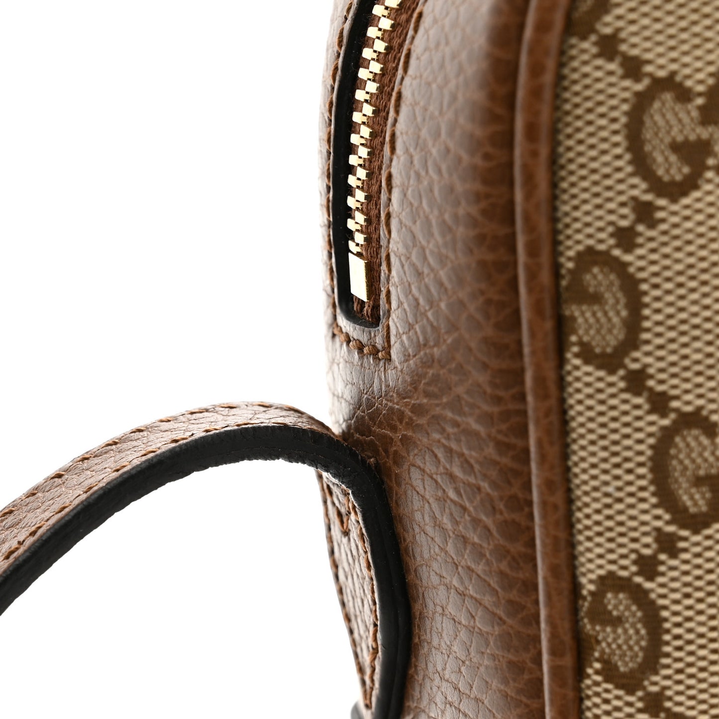 Monogram Mini Bree Messenger Bag Beige Tabacco