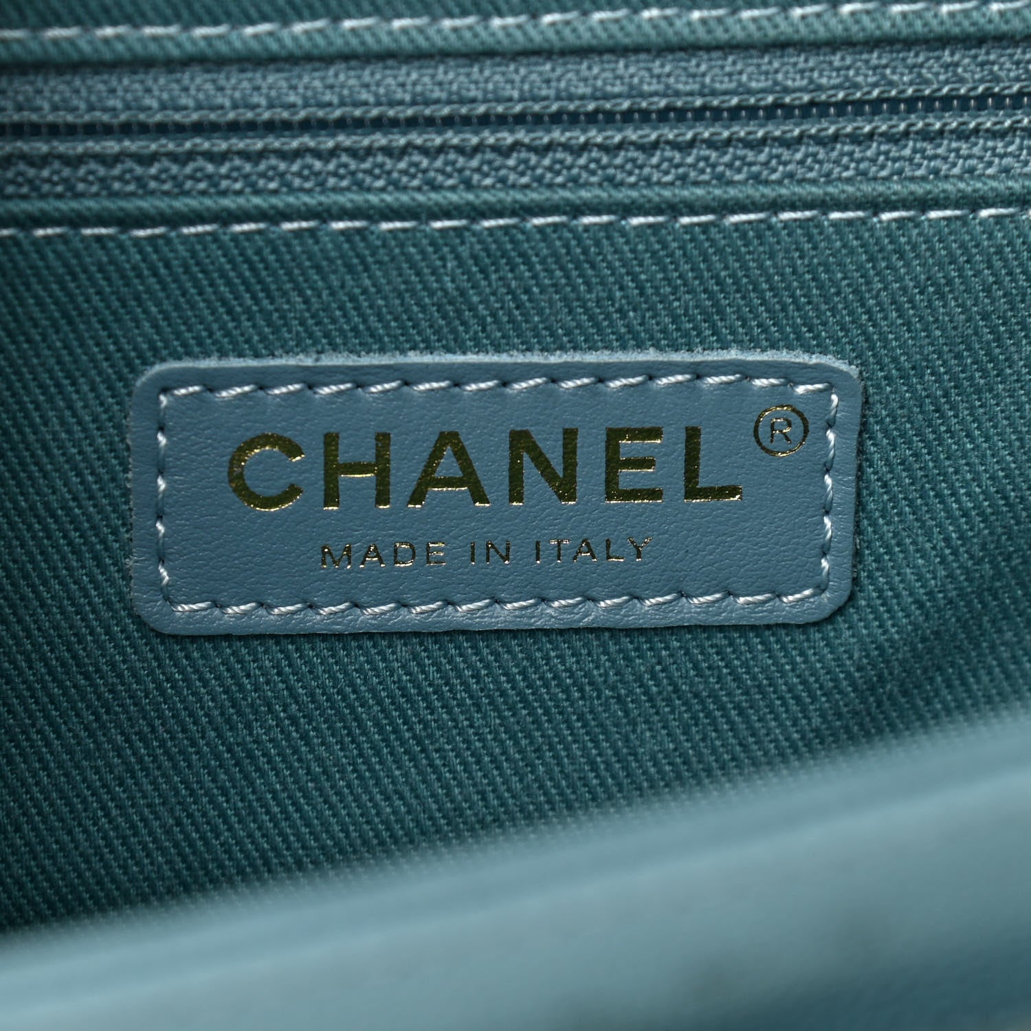 Chanel Caviar Quilted Mini Business Affinity Flap Light Blue 6 of 11