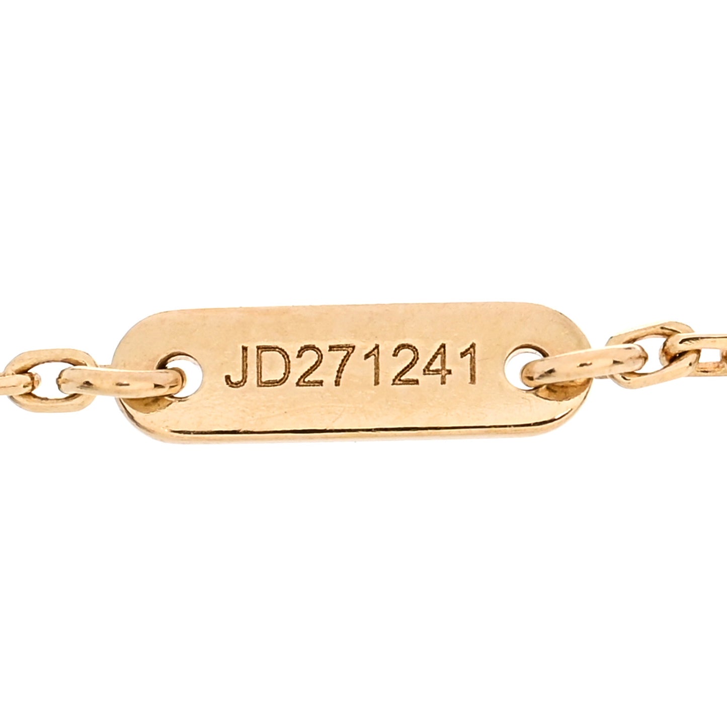 18K Yellow Gold Mother of Pearl Sweet Alhambra Bracelet