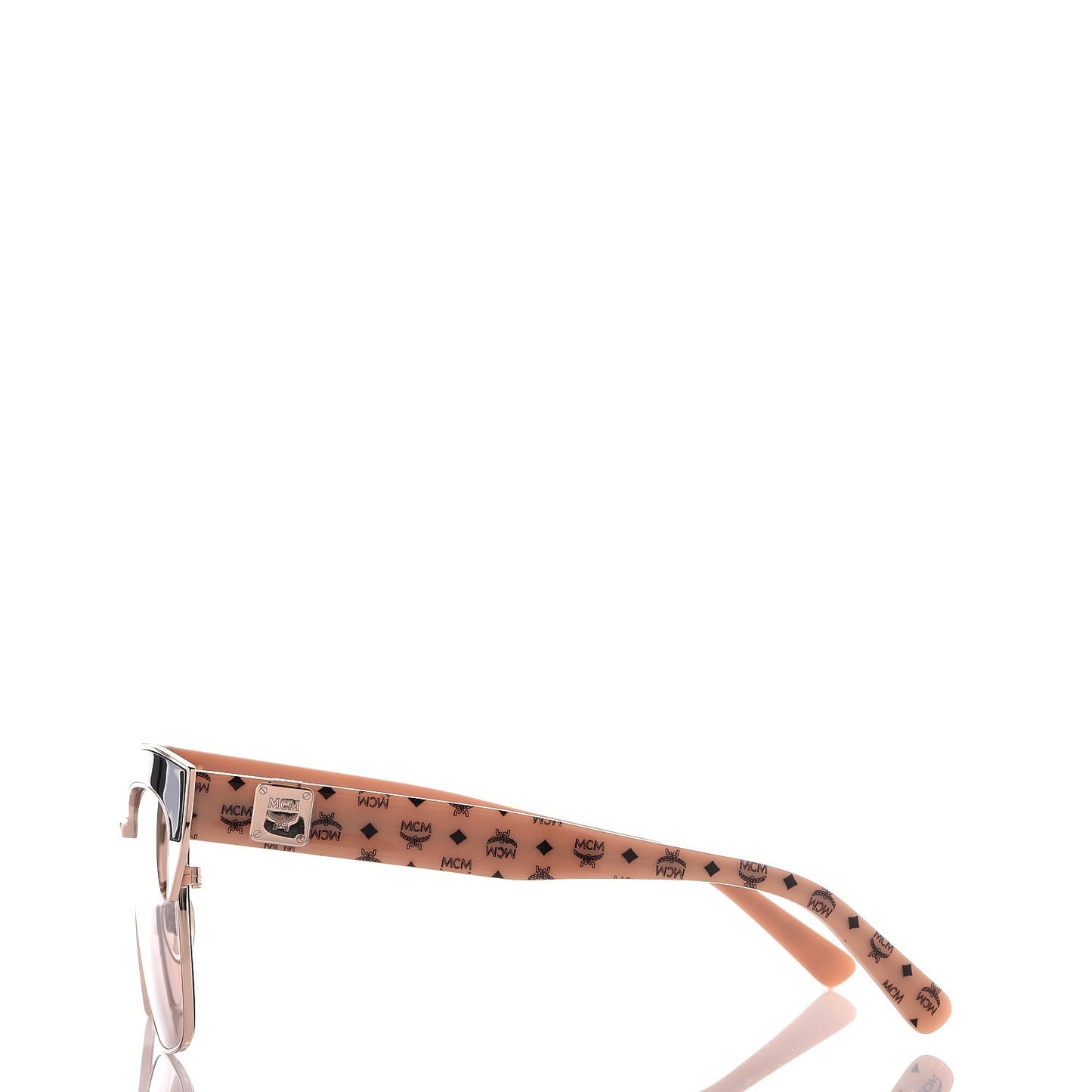 Visetos 56mm Retro Sunglasses MCM102S Rose Gold Nude