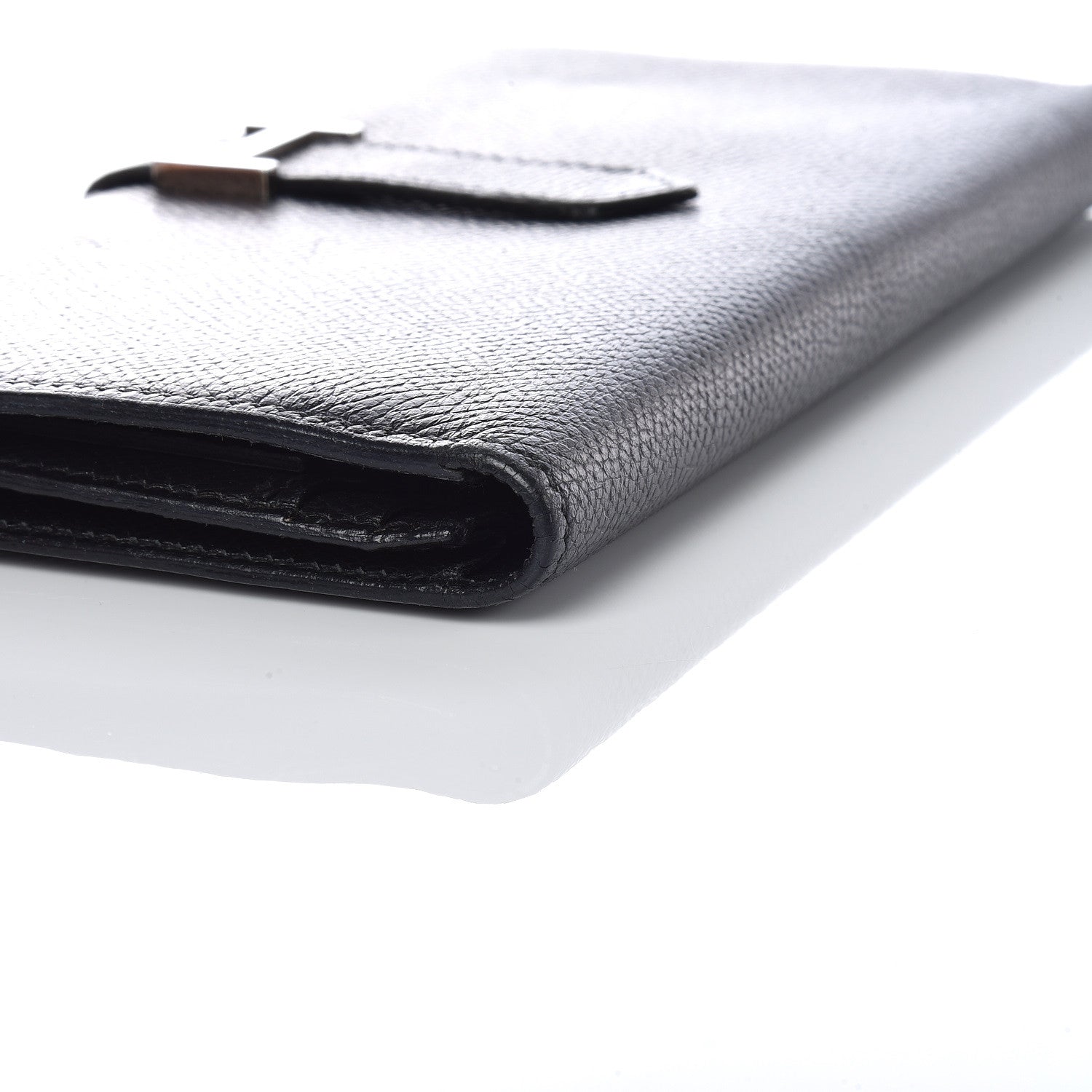 Hermes Epsom Bearn Gusset Wallet Black 11 of 13
