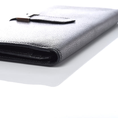 Hermes Epsom Bearn Gusset Wallet Black 11 of 13