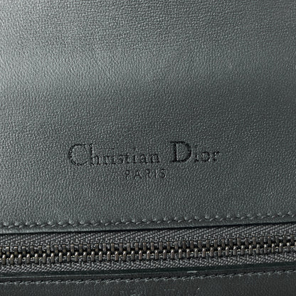 Christian Dior Metallic Patent Micro-Cannage Small Diorama Flap Bag Onyx Black 6 of 10