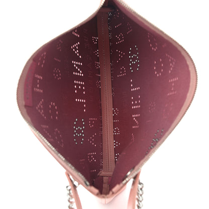 Chanel Calfskin Eyelets Clutch Pink 5 of 13