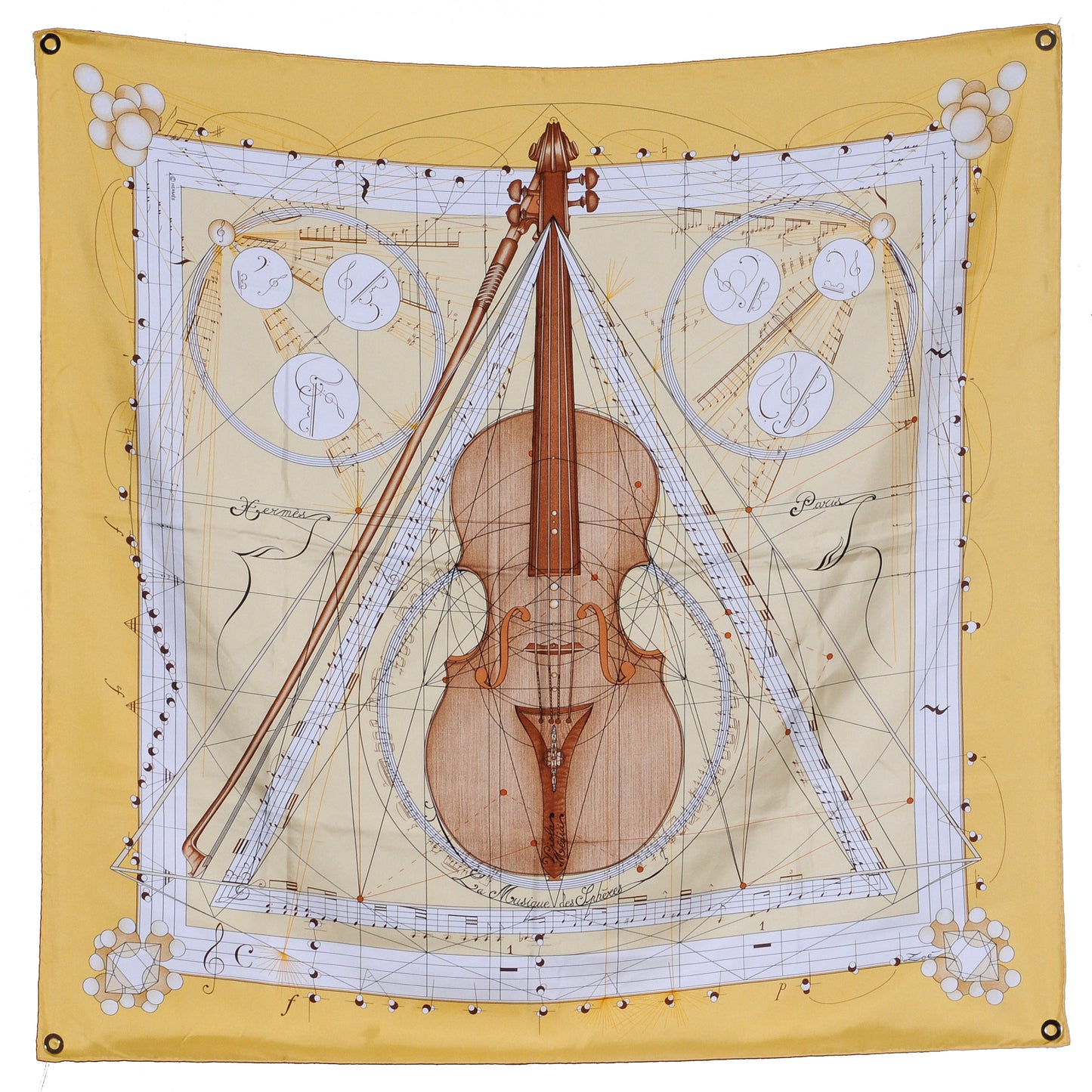 Silk La Musique des Spheres Scarf 90