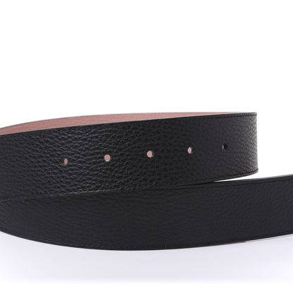 Gucci Calfskin 1973 Reversible Belt 90 36 Black Pink 4 of 6