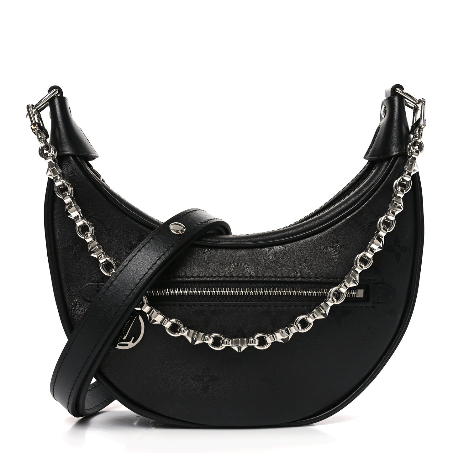 Calfskin Monogram Loop H27 Black