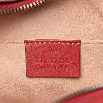 Gucci Calfskin Matelasse GG Marmont Belt Bag 95 38 Hibiscus Red 6 of 11