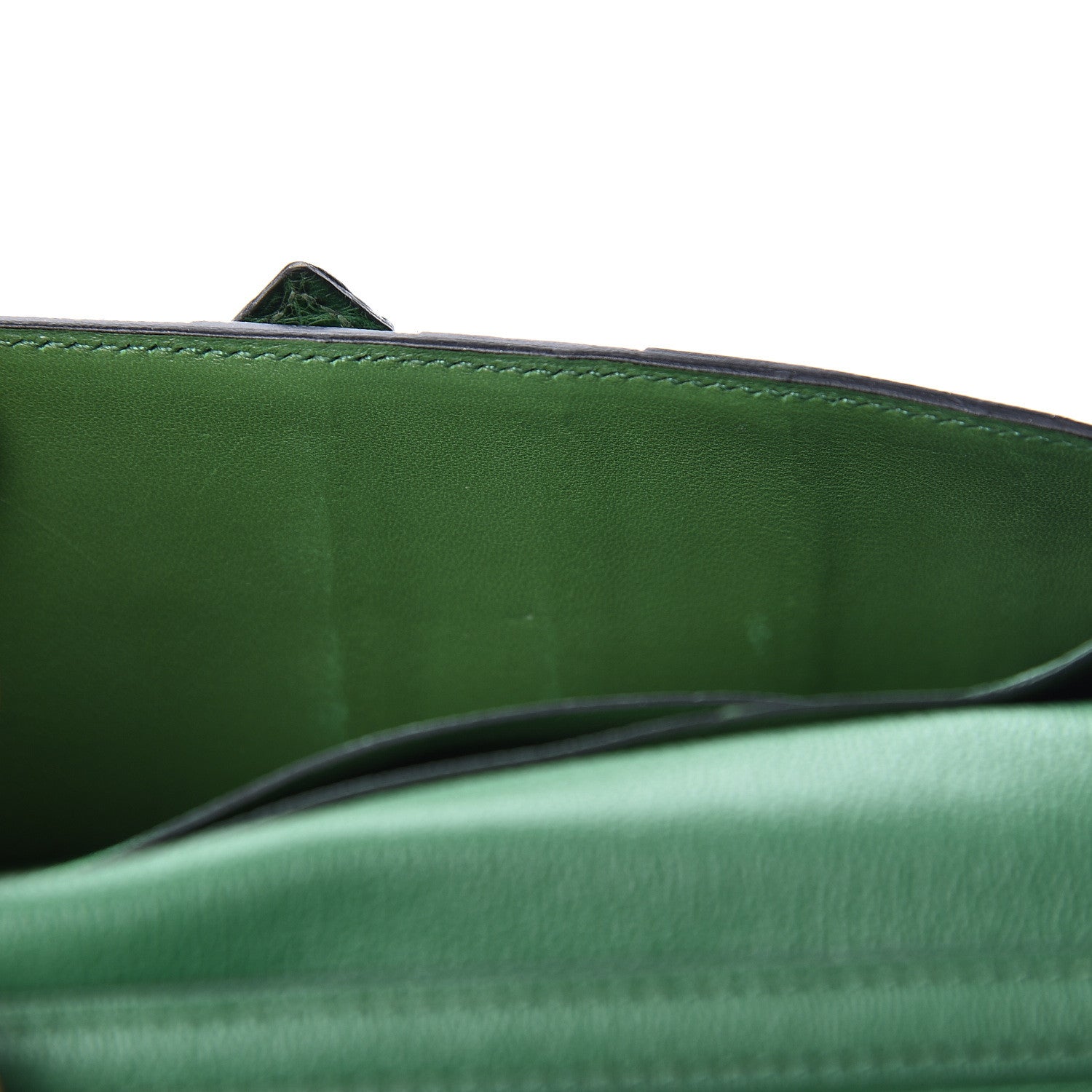 Hermes Matte Alligator Bearn Wallet Cactus 9 of 9