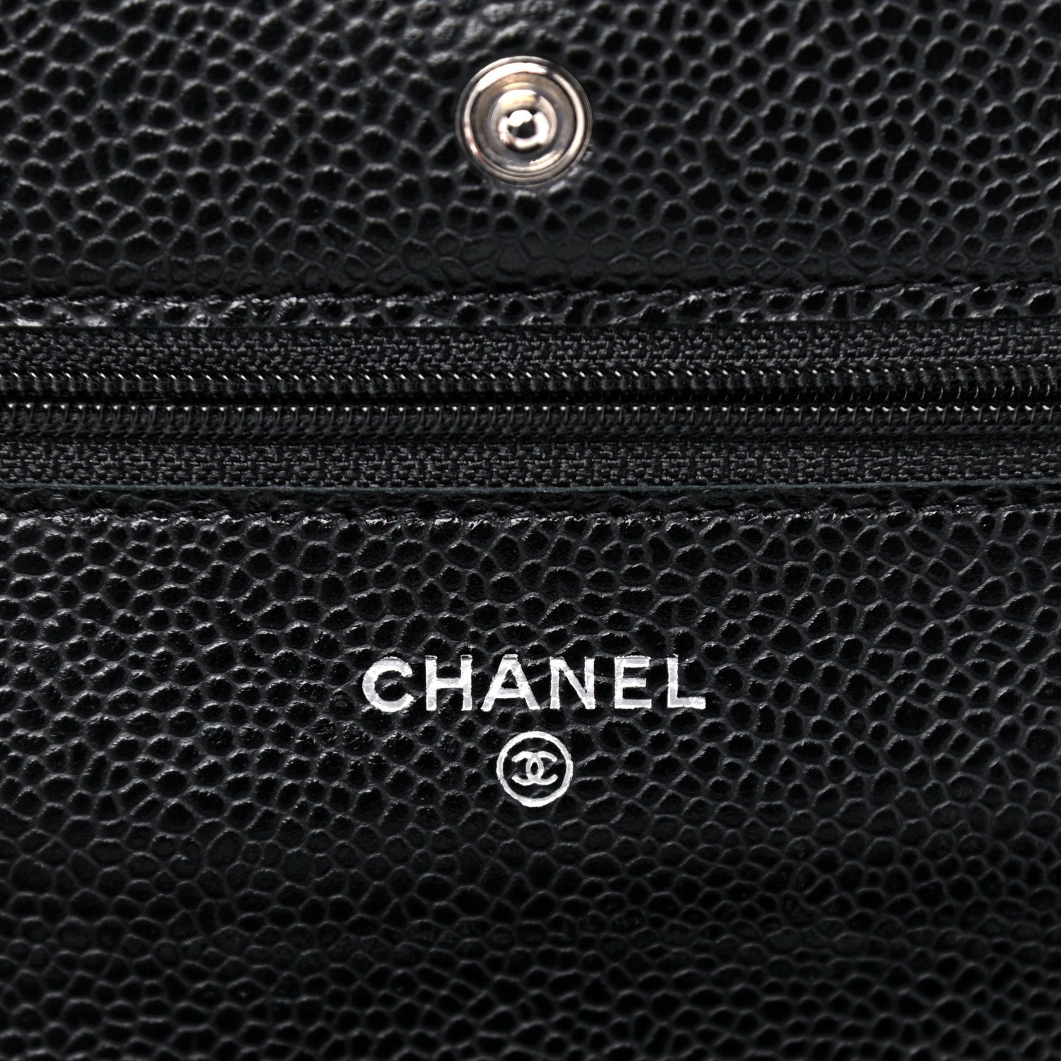 Chanel Caviar Quilted Wallet On Chain WOC Black 6 of 15