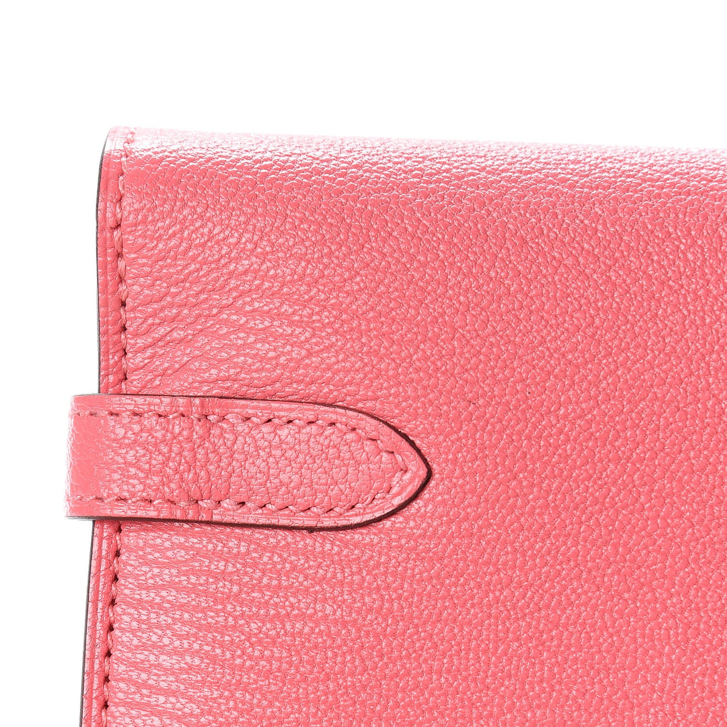 Chevre Mysore Kelly Longue Wallet Rose Lipstick