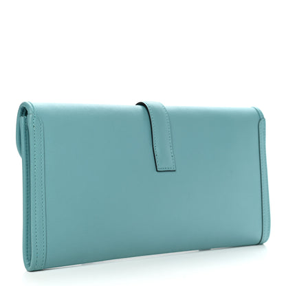 Hermes Swift Jige Elan 29 Clutch Bleu Saint Cyr 3 of 7