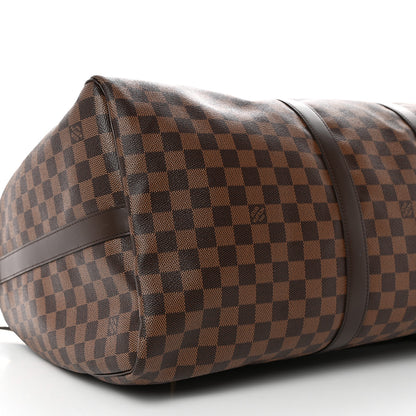 Louis Vuitton Damier Ebene Keepall Bandouliere 55 6 of 7