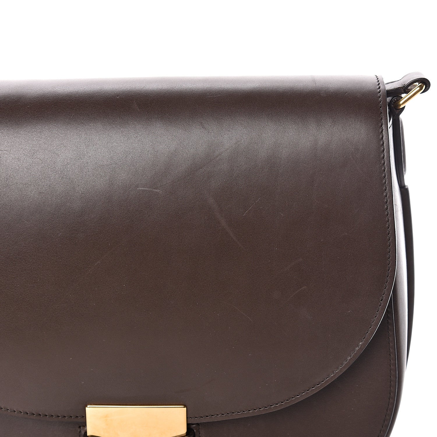 Celine Supersoft Calfskin Medium Trotteur Wood 12 of 18