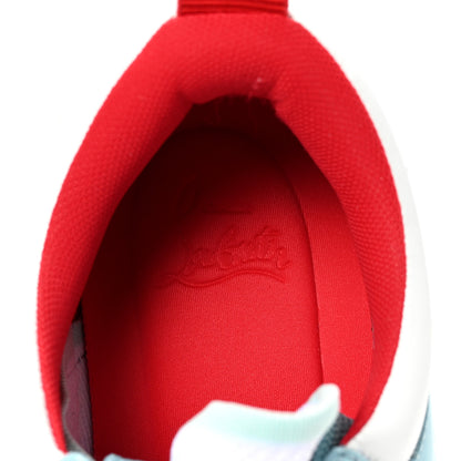 Christian Louboutin Calfskin Spike Astroloubi Donna Low Top Sneaker 39.5 Mineral White 7 of 7