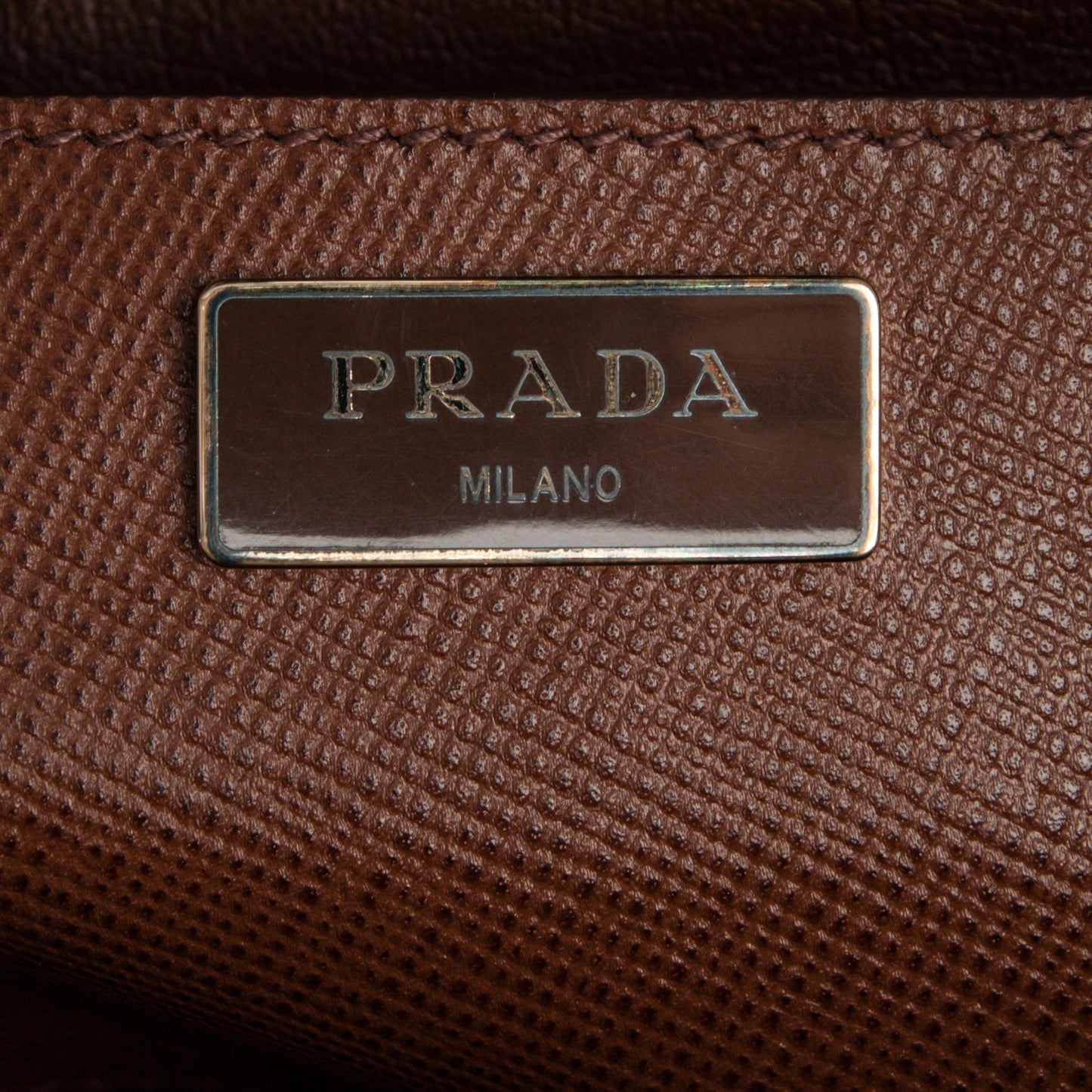 Saffiano Cuir Open Promenade Tote Palissandro