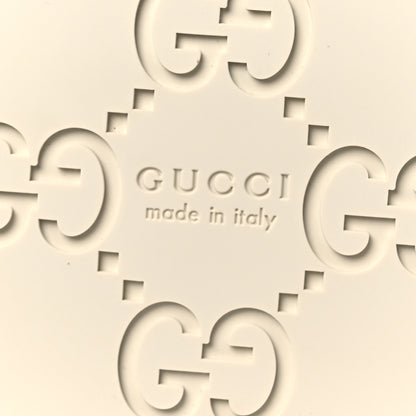 Gucci Monogram GG Calfskin Angelina Platform 55mm Slide Sandals 36.5 Light Pink 8 of 11