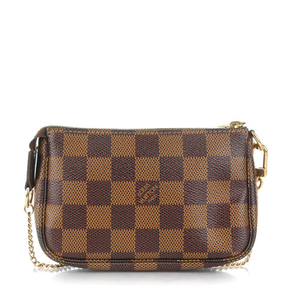 Louis Vuitton Damier Ebene Mini Pochette Accessories 1 of 7