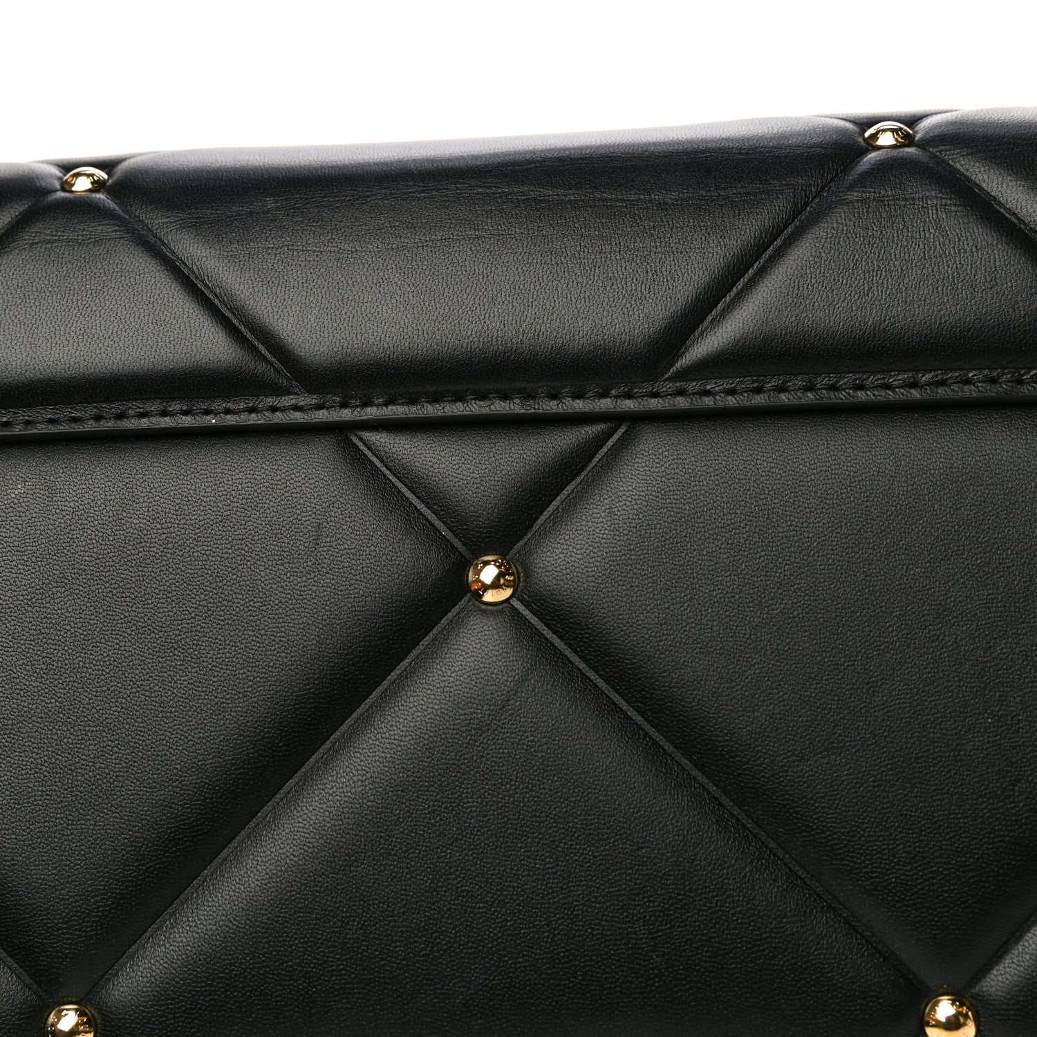 Louis Vuitton Lambskin Quilted Twist MM Black 16 of 19