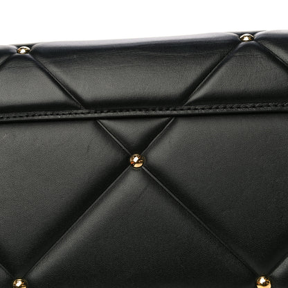 Louis Vuitton Lambskin Quilted Twist MM Black 16 of 19