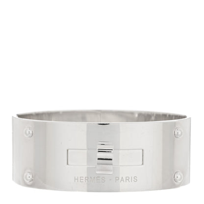 Hermes Sterling Silver Kelly MM Bracelet ST 1 of 4