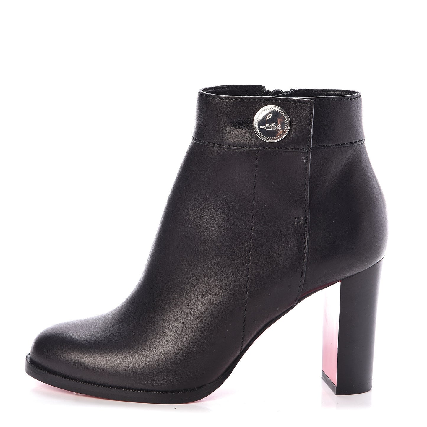 Calfskin Janis 85 Booties 36 Black