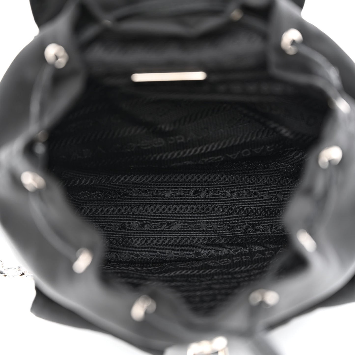 Nylon Vela Mini Crossbody Backpack Black
