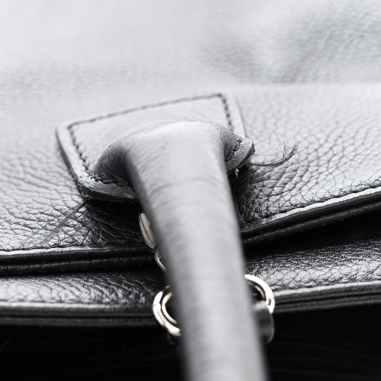 Chanel Calfskin Cerf Executive Shopper Tote Black 15 of 19