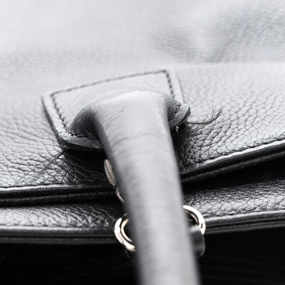 Chanel Calfskin Cerf Executive Shopper Tote Black 15 of 19