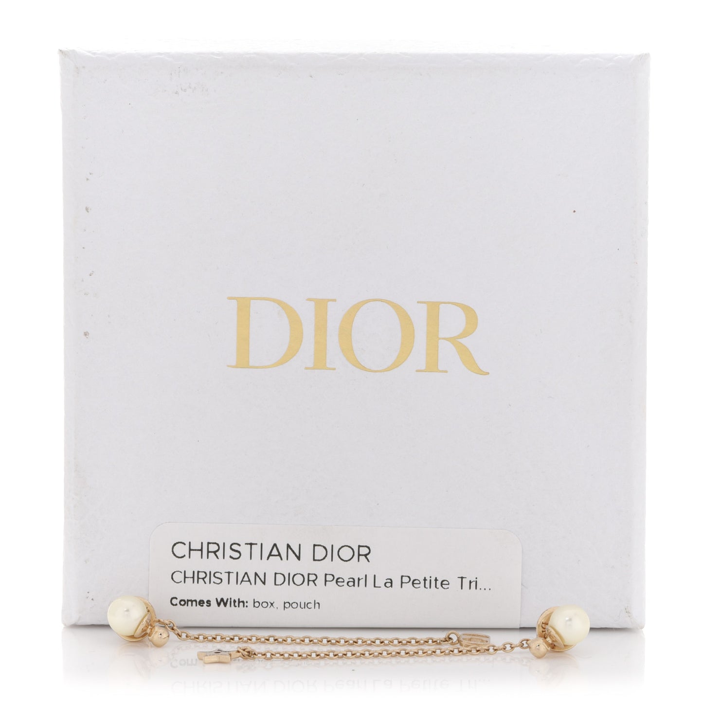 Pearl La Petite Tribale Dangle Chain Earrings Gold